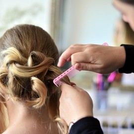 3 Pieces Carbon Fine Cutting Comb Carbon Fiber Salon Hairdressing Comb for Man and Woman Hairdressing Barber Comb (Pink Bule Purple)