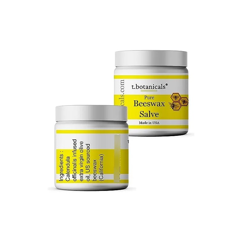 Crema De Cera De Abejas Pura Con Aceite De Caléndula