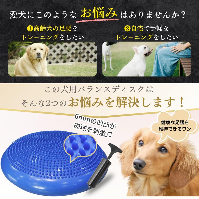 JON TORUDO Dog Balance Disc Core Training (Red)