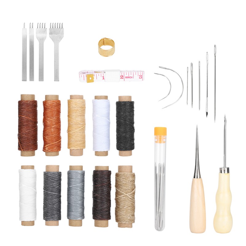 Leather Sewing Set DIY Leather Stitching Repair Kit Working Supplies