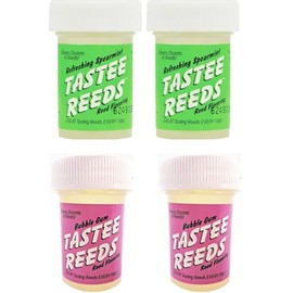 Reed Flavoring (Four Pack - Two of each Flavor, Spearmint, and Bubble Gum)