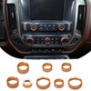 JeCar Center Control Dash Board Switch Button Ring Trim Cover