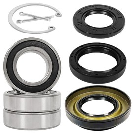 BIGLKNM Rear Axle Brake Drum Wheel Bearings Seals Kit for Honda Rubicon 500 2005-2013 Rancher 350 400 500 2000-2014 Foreman 400 450 1995-2004