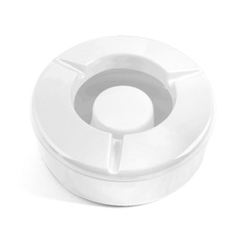 Chio 9002001 Ashtray Melamine Windproof, 12.5 cm, White, 12 x 12 x 5 cm