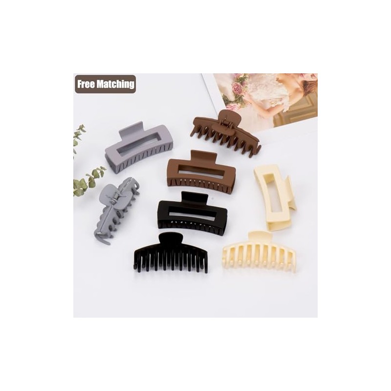 MCSWSEE Juego de 8 Pinzas para Cabello de Mujer, Accesorios