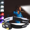 K180 LED Lightweight USB Charging Headlamp Hat Clip Integrated Induction
