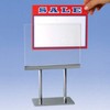 Acrylic Sign Holder with Chrome Base Finish 7 H X