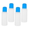 KICHOUSE 4Pcs Refillable Plastic Liquid Applicator Bottles with Sponge Head