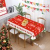 Christmas Plastic Tablecloth 4 Pack