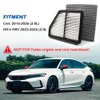 CA12051 CF11182 Engine and Cabin Air Filter Set with Activated