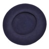 ZLYC Women's Classic French Artist Beret Beret, Navy Blue, One
