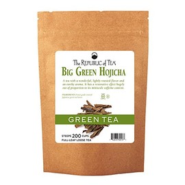 The Republic of Tea Big Green Hojicha Full-Leaf Tea, 75 Pounds / 200 Cups