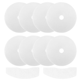 Buaak 10 Pieces Tumble Dryer Filter Compatible with Bush DHB7VTDW DHB7VTDB TD3CNBW Air Intake, 8 Cloth Dryer Exhaust with 2 Air Intake Filters Replacement, 227 * 33mm Tumble Dryer Lint Filter