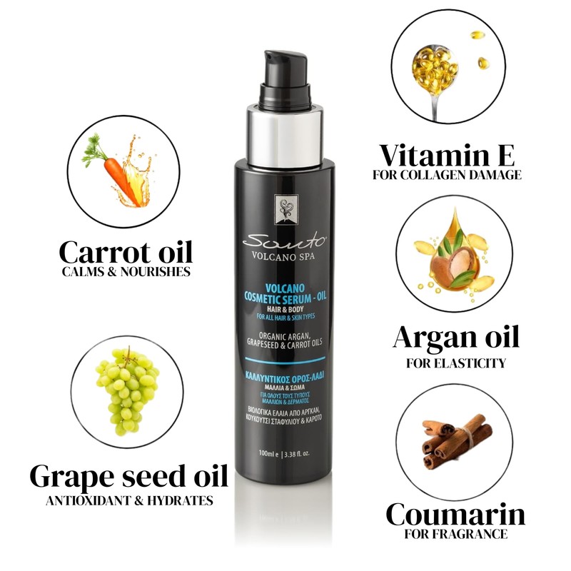 Santo Volcano - Cosmetic Serum Oil 100 ml