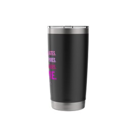 She Motivates Inspires Empowers International Women's Day Stainless Steel Insulated Tumbler