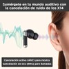 XPOWER X14 Audífonos Internos Bluetooth, Cancelación de Ruido, Estuche con