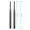 BINGFU 2.4GHz 5GHZ 6dbi WIFI Antenna Omnidirectional RP-SMA Plug for
