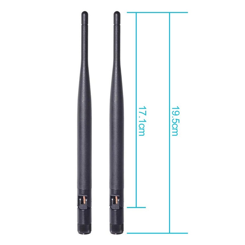 BINGFU 2.4GHz 5GHZ 6dbi WIFI Antenna Omnidirectional RP-SMA Plug for