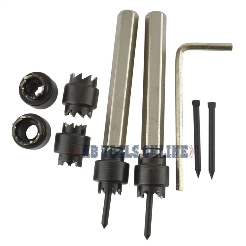 9pc Master Spot Weld Cutter Set Removal Cutting Welding 3/8"