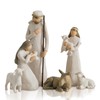 6PCS Resin Figures Fine Workmanship Art Ornaments for Household Office