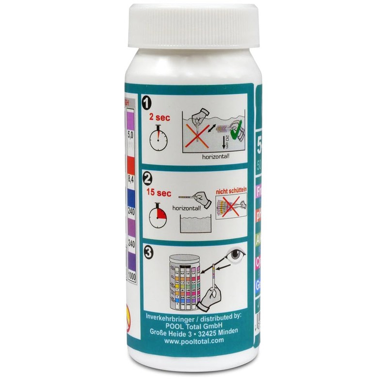 POOL Total 5 in 1 Pool Test Strips - 50