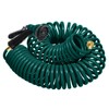 Coil Hose 50FT EVA Coil Garden Hose With 3/4'' Brass