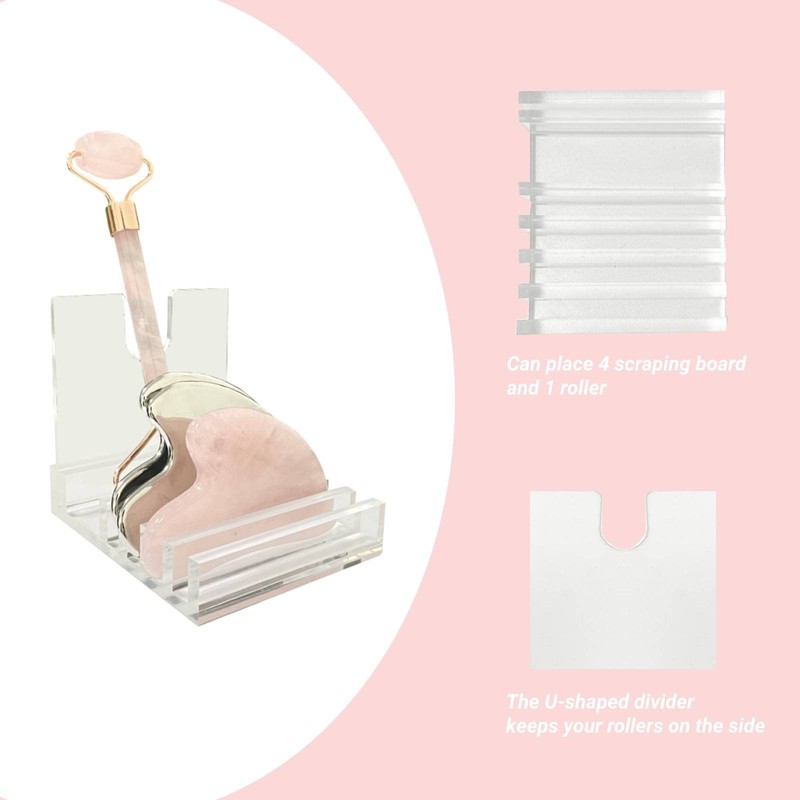 YeeBeny Gua Sha and Facial Roller Holder - Acrylic Facial