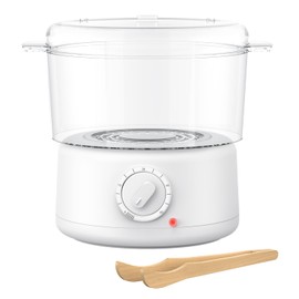 VERYTOP Mini Hot Towel Warmer for Spa, Quick Heating Towel Steamer for Facials, Portable Small Towel Heater for Bathroom,Spa and Salon.(White-X-Small)