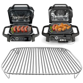 Woodfire Grill Accessories, Stainless Steel Woodfire Outdoor Indoor Grill Stand for Ninja OG701 OG751 Woodfire 7 IN 1 Grill & Smoker and other Wood fire Electric Air Fryer Accessories, Dishwasher Safe