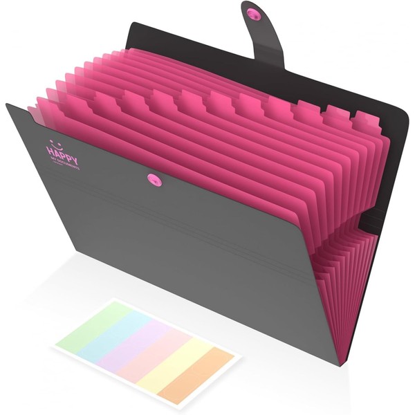 Pack of 3 Expanding File A4, Document Folder A4 with