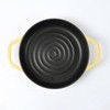 HAWOK Cast Iron Bread Cloche, Dia. 7.8inch/20cm, with Proofing Basket