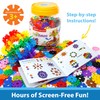 Brain Flakes 500 Piece Set, Ages 3+, Interlocking Plastic Disc
