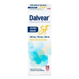 Dalvear SF Adulto Miel Lima Limón 300/160 Mg Frasco C/200 Ml - Siegfried rhein, s.a. de c.v.