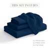 Elegant Comfort 4-Piece Bed Sheet Set - Luxury Bedding 1500