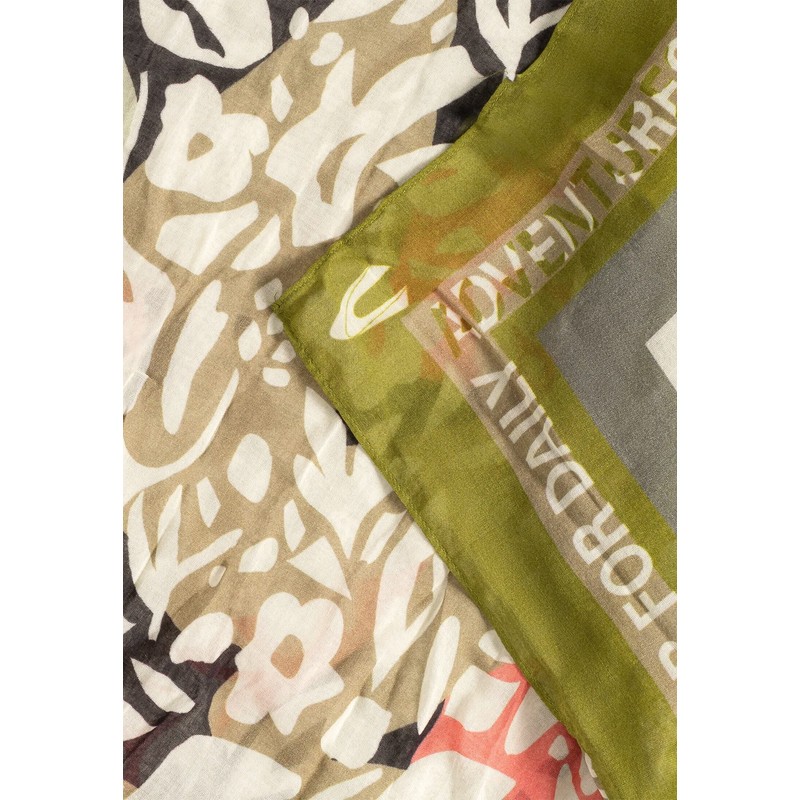 camel active Women's Fashion Scarf in High-Quality Cotton Modal Mix,