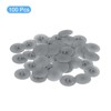 sourcing map 100PCS Screw Cap Covers, 17mm Waterproof Plastic Screw