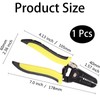 1 Pcs Wire Stripper,Wire Strippers Electrical,Cable Stripper,DIY Enthusiasts,Professional Insulated Wire