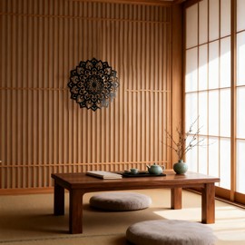 Black Wrought Iron Wall Decor Hanging Scroll Metal Wall Art Decor, Living Room Wall Decor, Vintage House Decorations for Indoor Outdoor Fireplace Bedroom