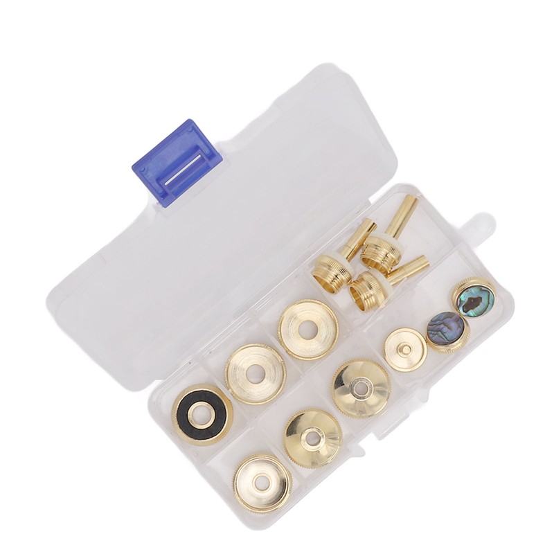 Trumpet Valve Finger Button Metal Abalone Shell Inlay Trumpet Button