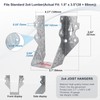 LukLoy 10 Pack 2x4 Joist Hanger 20 Gauge Galvanizing Face