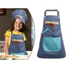 Emily´s Check Kitchen Rocket Kitchen Apron & Oven Glove for