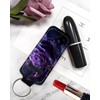 KLLRO RUO Chapstick Holder Keychain Fashion Lipstick Sleeve Lip Balm