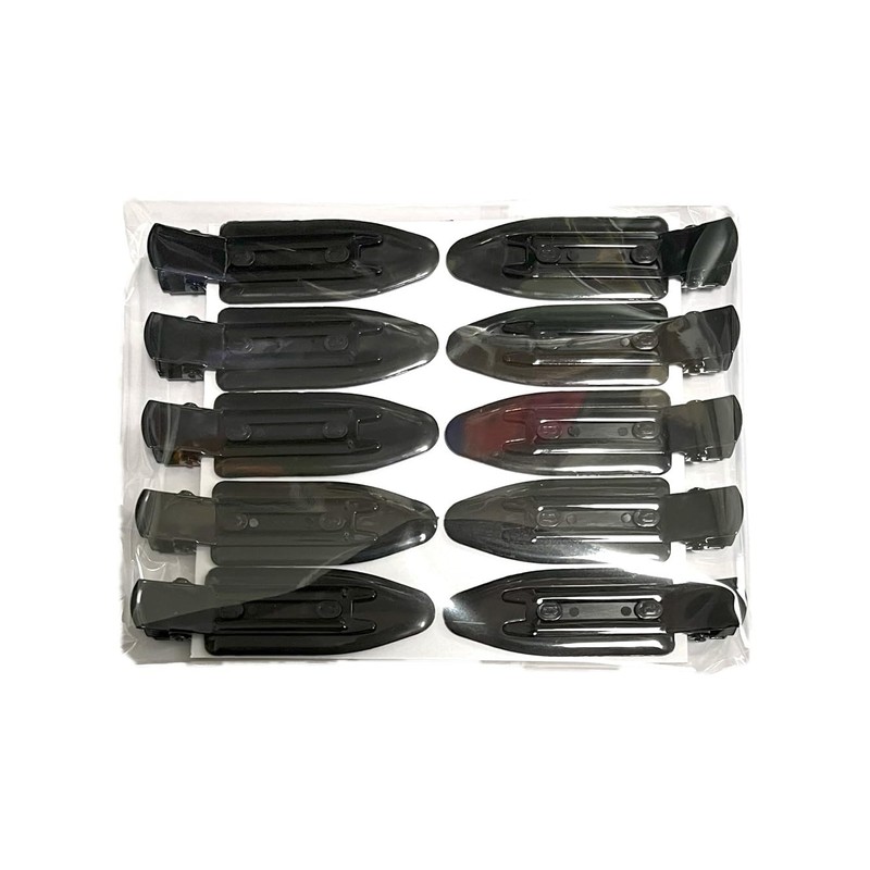 Makeup Clips, Bangs Clips, Made in Japan, Black, Set of