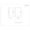 Distribution Cabinet Industrial Housing 200 x 300 x 130 mm