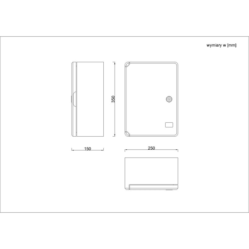 Distribution Cabinet Industrial Housing 200 x 300 x 130 mm