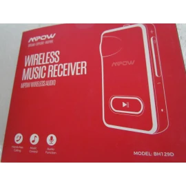 Mpow - Wireless Bluetooth Music Receiver Hands Free Calling - BH129D