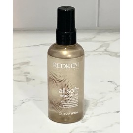 Redken All Soft Argan-6 Multi-Care Oil for dry, brittle hair - 3 oz, 90 ml NWOB