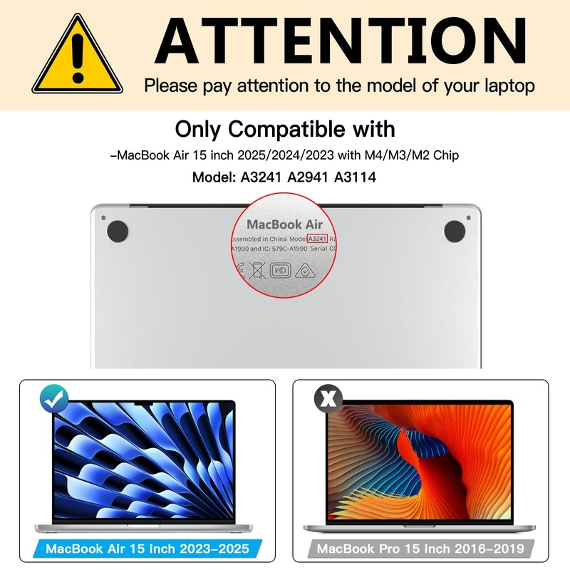 FILMEXT Macbook Air 15 inch Screen Protector (2025-2023, M4 M3