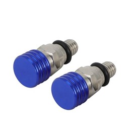 Motorrad Gabel Entlüfter Gabel Luftdruckentlastung,Gabel Entlüftungsventil Druckablass für WR250F WR450F YZ250F YZ450F Sho.wa/Kayaba Gabeln M5 0,8MM YZF M5 0,8MM-Blau