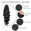 YEESHEDO Long Wavy Ponytail Hair Extension for Black Women Drawstring